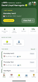 OnCourtMatch app screenshot